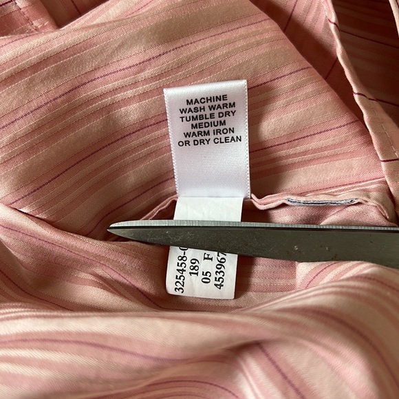 Banana Republic Pink Striped Blouse - Picture 8 of 9